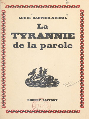 cover image of La tyrannie de la parole